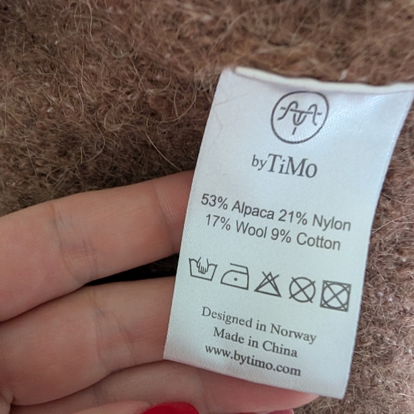 byTimo  Alpaca Blend Button-Up Cardigan - Picture 3 of 7